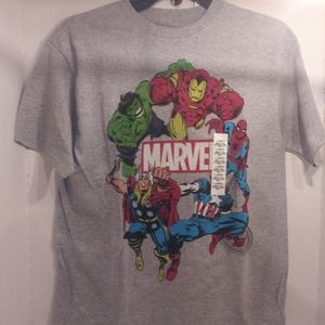 Marvel Old School Avengers Graphic Tee NWT 10-12